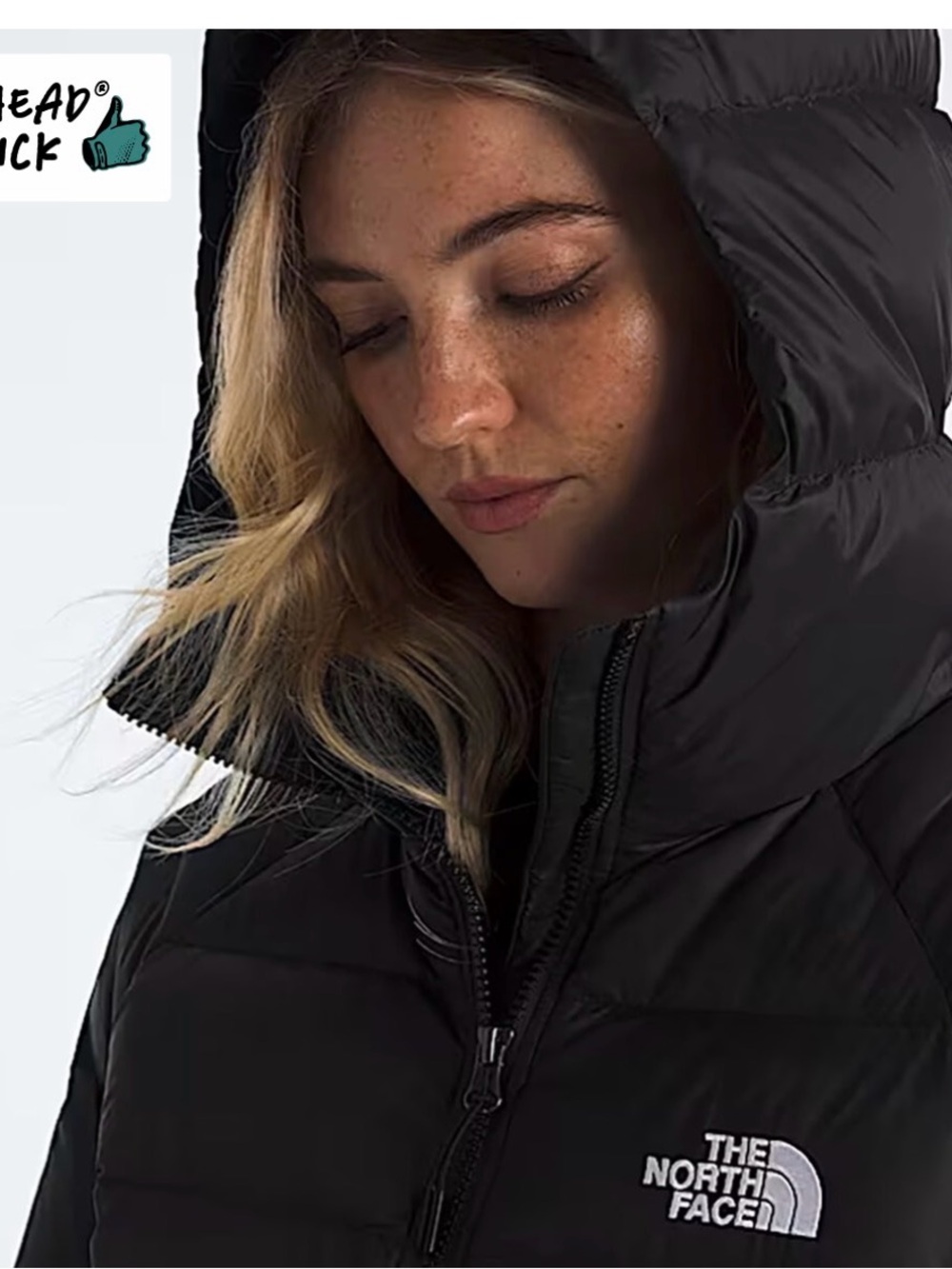 The North Face Women's Black Hooded Puffer Jacket - Picture 3 of 7